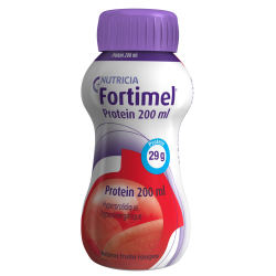 FORTIMEL PROTEIN Fruits Rouges - 4 Bouteilles de 125ml