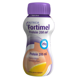 FORTIMEL PROTEIN Pêche Mangue - 4 Bouteilles de 200ml