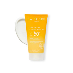 LA ROSEE LAIT SOLAIRE SPF50+ à l'Huile d'Abricot BIO - 125ml