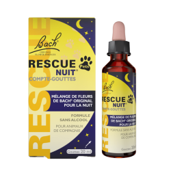 BACH RESCUE PETS NUIT Compte-Gouttes pour Animaux de Compagnie