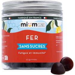 MIUM LAB FER Sans Sucre - 42 Gummies