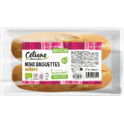 CÉLIANE MINI BAGUETTES Nature BIO - 2x200g