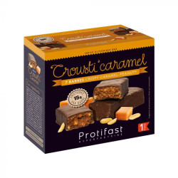 PROTIFAST BARRES Crousti Caramel - 7 Barres Hyperprotéinées