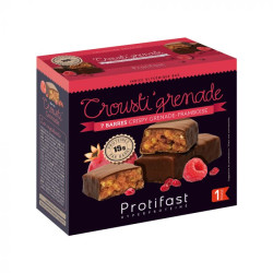 PROTIFAST Crousti Pomegranate Raspberry Bar 7 bars