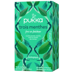 PUKKA INFUSION Trois Menthes - 20 Sachets