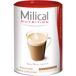 MILICAL BOISSON HYPER PROTÉINÉE Capuccino - 18 Repas