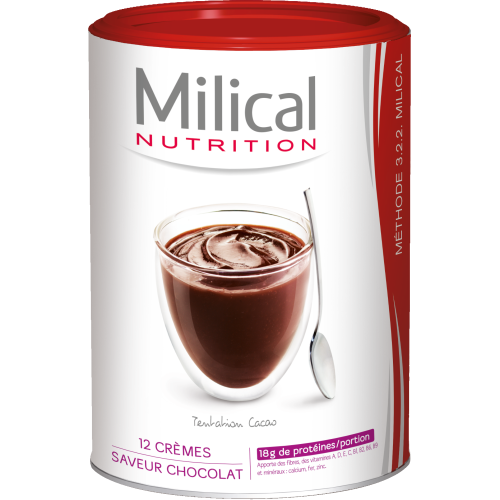 MILICAL CRÈME HYPER PROTÉINÉE Chocolat - 12 Repas