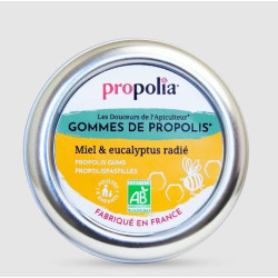 PROPOLIA GOMME DE PROPOLIS Miel et Eucalyptus Radié - 45g