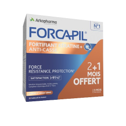 FORCAPIL FORTIFIANT KERATINE Programme 3 mois - 180 Gélules