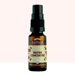 BIOFLORAL FLEURS DE BACH Rester Concentré BIO - 20ml