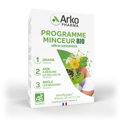 ARKOFLUIDES Programme Minceur BIO - 30 Ampoules