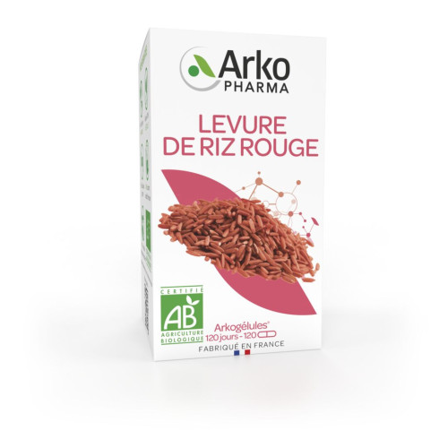 ARKOGÉLULES Levure de Riz Rouge Bio - 120 Gélules