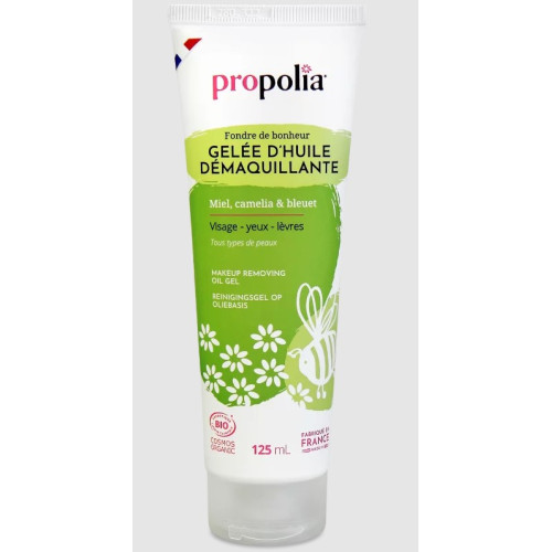 PROPOLIA GELÉE D'HUILE DÉMAQUILLANTE Miel Camelia et Bleuet -