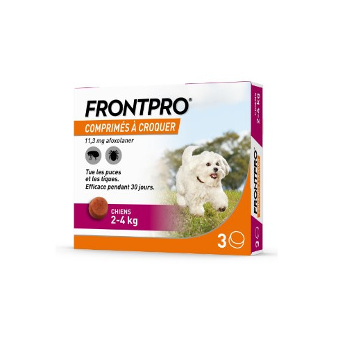 FRONTPRO CHIENS (2-4kg) - 3 Comprimés à Croquer