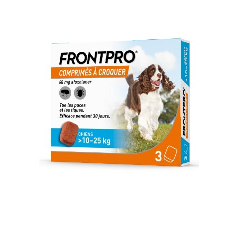 FRONTPRO CHIENS (10-25kg) - 3 Comprimés à Croquer