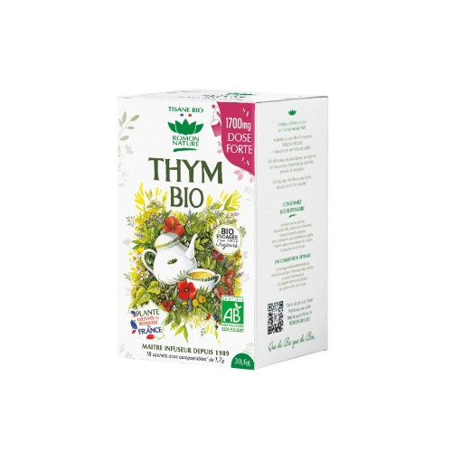 ROMON NATURE TISANE Thym Bio - 18 Sachets