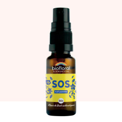 BIOFLORAL FLEURS DE BACH SOS Nuit Paisibles Spray BIO - 20ml