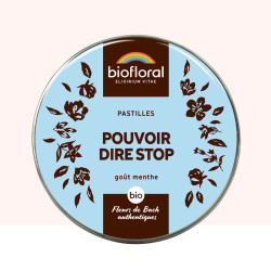 BIOFLORAL PASTILLES Pouvoir Dire Stop BIO Goût Menthe - 50g