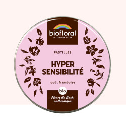 BIOFLORAL PASTILLES Hypersensibilité BIO Goût Framboise - 45g