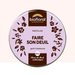 BIOFLORAL PASTILLES Faire Son Deuil BIO Goût Framboise - 50g