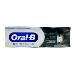 ORAL-B 3D DENTIFRICE WHITE ADVANCED CHARBON - 75ml