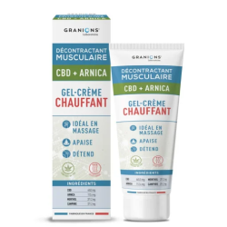 GRANIONS DÉCONTRACTANT MUSCULAIRE Gel-Crème Chauffant CBD et