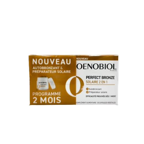 OENOBIOL PERFECT BRONZE Solaire 2 en 1 - Lot de 2x30 Capsules