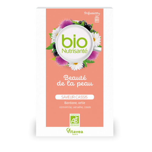 NUTRISANTÉ Bio Infusion Beauté de la Peau Saveur Cassis - 20