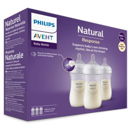 AVENT BIBERON Natural 330 ml 6 Mois et + - Set of 2 Feeding