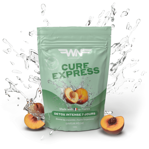 WANDERNANA CURE EXPRESS Detox Intense Saveur Pêche - 100g