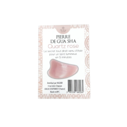 NILDOR GUA SHA Pierre de Quartz Rose