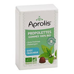 APROLIS PROPOLETTES Gommes 100% BIO Goût Fraîcheur - 50g