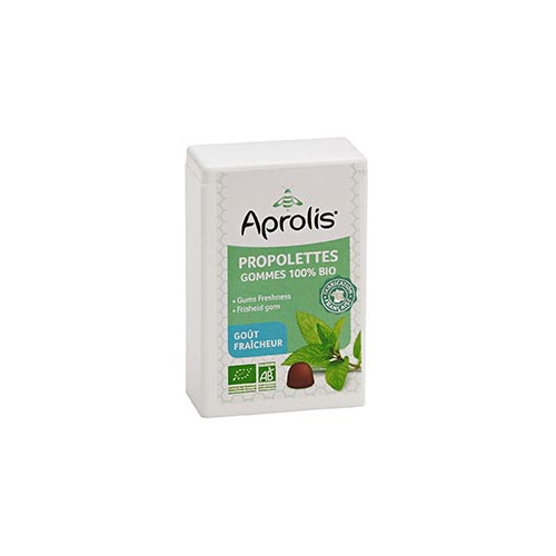 APROLIS PROPOLETTES Gommes 100% BIO Goût Fraîcheur - 50g