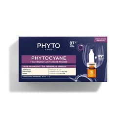 PHYTOCYANE PROGRESSIVE Traitement Antichute Femme - 12x5ml