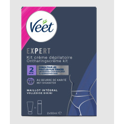 VEET EXPERT Kit Crème Dépilatoire Maillot - 2x50ml