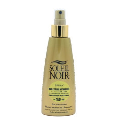 SOLEIL NOIR Spray Huile Solaire Sèche SPF15 - 150ml