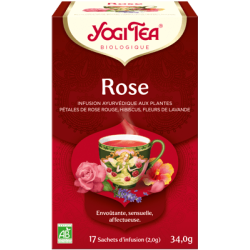 YOGI TEA Infusion à la Rose - 17 Sachets