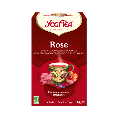 YOGI TEA Infusion à la Rose - 17 Sachets