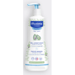 MUSTELA Gel Lavant Doux Corps & Cheveux à l'Avocat BIO - 750ml