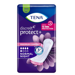 TENA LADY DISCREET Serviette Pour Fuites Urinaires Normal Nuit-