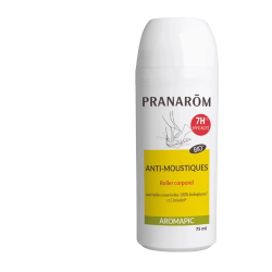 PRANAROM AROMAPIC ANTI MOUSTIQUE Roller Corporel BIO - 75ml