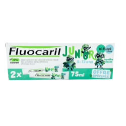 FLUOCARIL JUNIOR 6-13 ANS Bi-Fluoré 145mg Menthe Douce - Lot de