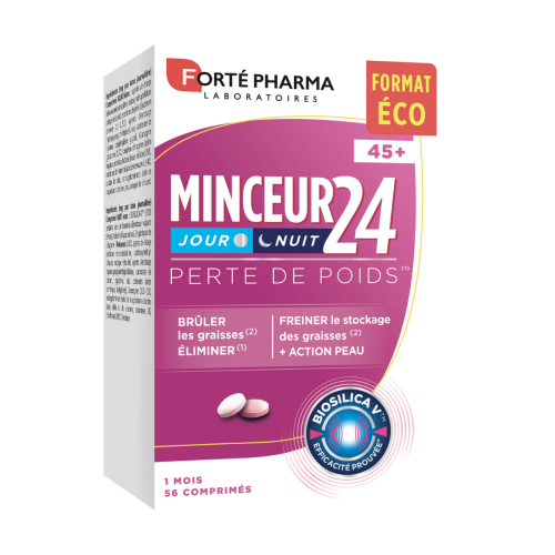 FORTÉ PHARMA MINCEUR 24 45+ Jour et Nuit - 56 Comprimés