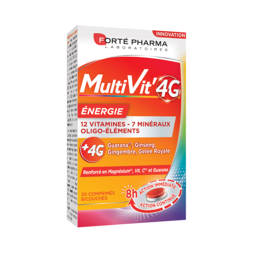 FORTE PHARMA MULTI'VIT 4G ENERGIE - 30 Tablets