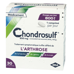 CHONDROSULF L'ARTHROSE 800mg - 30 Comprimés