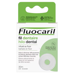 FLUOCARIL Fil Dentaire Menthe Naturelle 30m