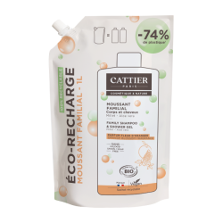 CATTIER MOUSSANT FAMILIAL Recharge Corps et Cheveux - 1L