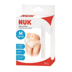 NUK SLIPS JETABLE Séjour Maternité Taille M (40-42) - 4 Pièces