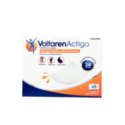 VOLTAREN ACTIGO 140mg Douleur et Inflammation - 5 Emplâtres