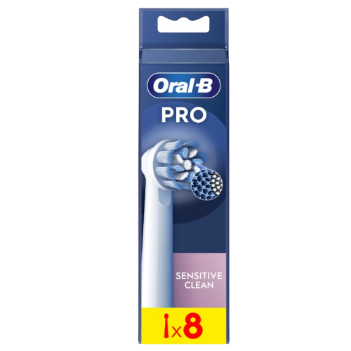 ORAL-B PRO SENSITIVE CLEAN Brossettes - 8 Têtes